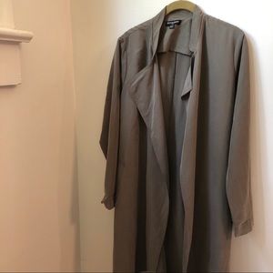 NWOT AA green trench coat